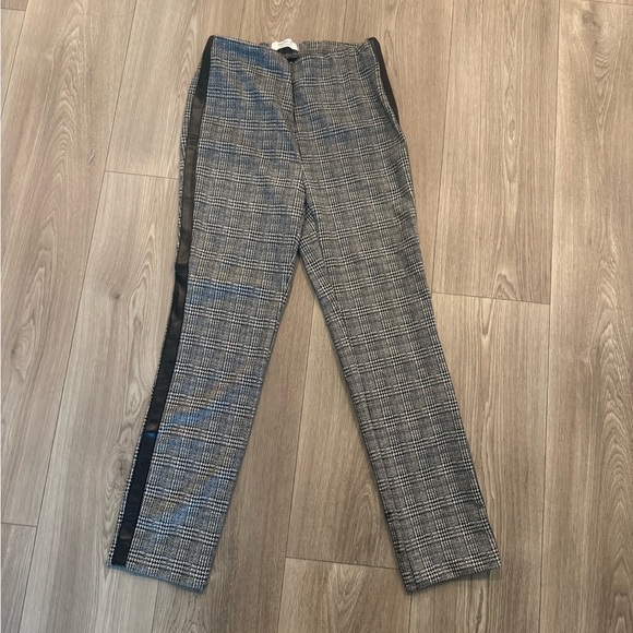 Bailey 44 Black and White Plaid Cropped Pants from Revolve - Picture 2 of 6